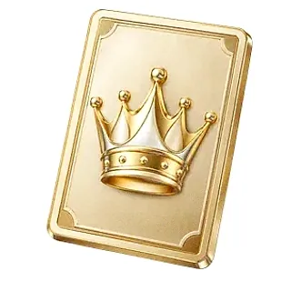 Crowned casino card — Joe Fortune