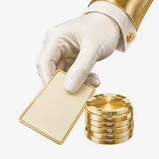Hand dealing card — Joe Fortune